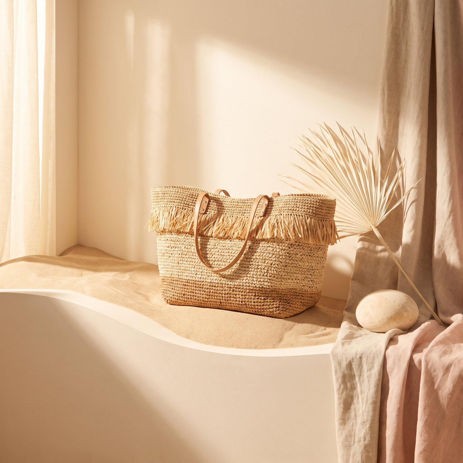 Straw Beach Bags
