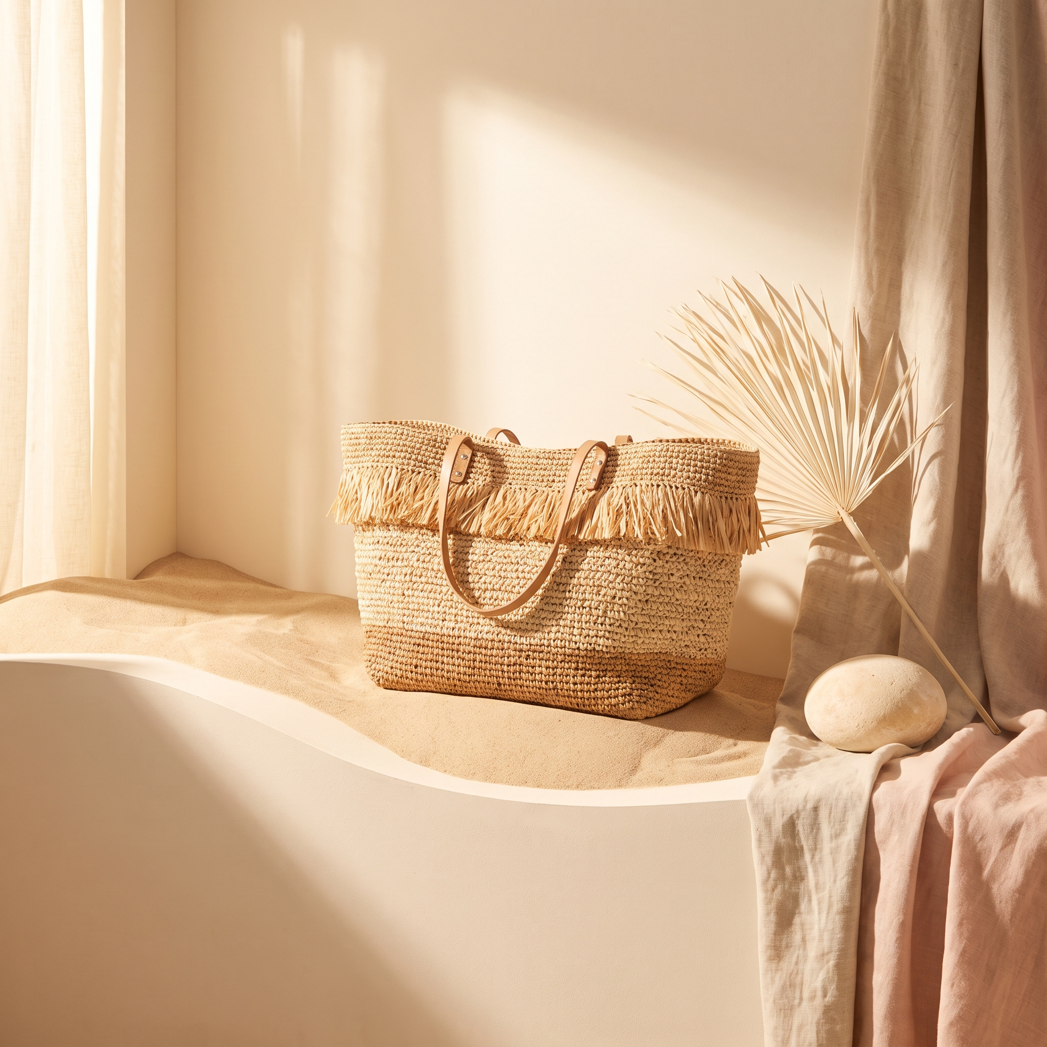 Straw Beach Bags