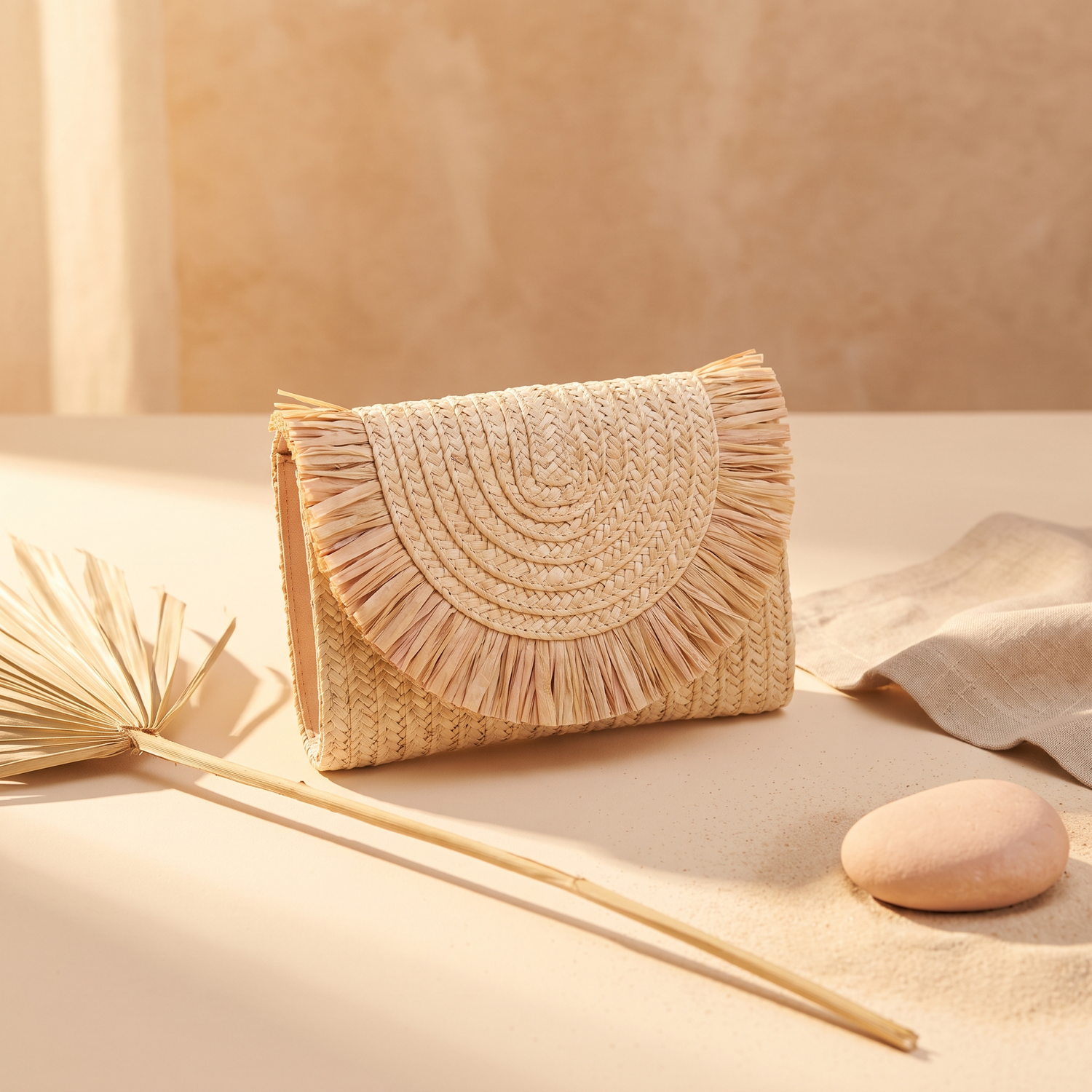 Straw Clutches Purses