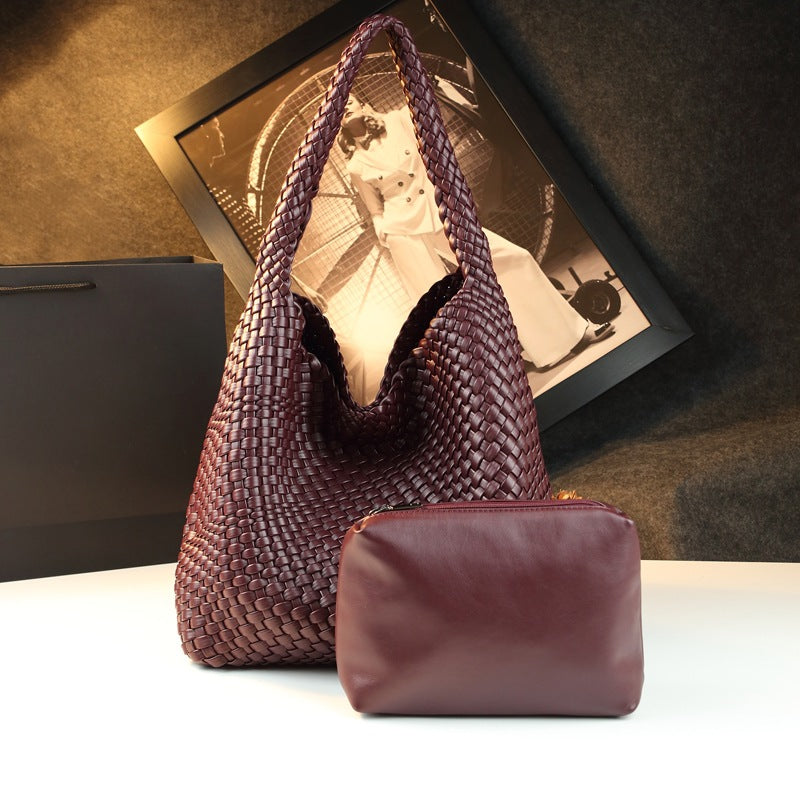 Handwoven Vintage Tote Bag With Large Capacity