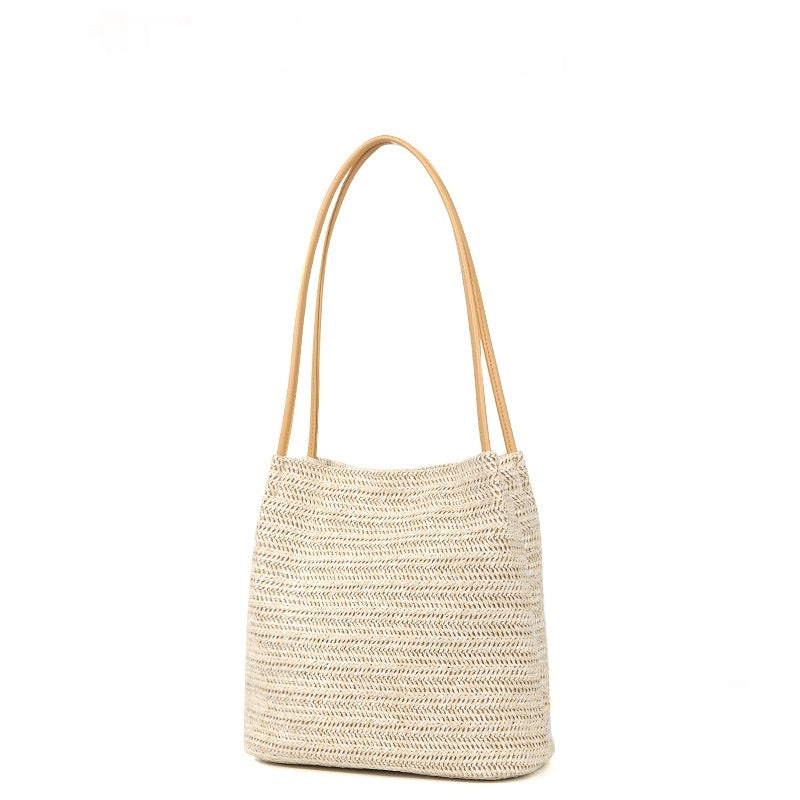 Versatile Casual Straw Shoulder Bag For Women