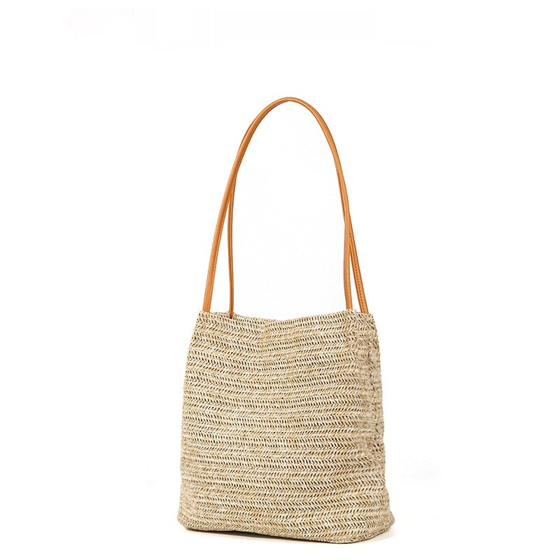 Versatile Casual Straw Shoulder Bag For Women