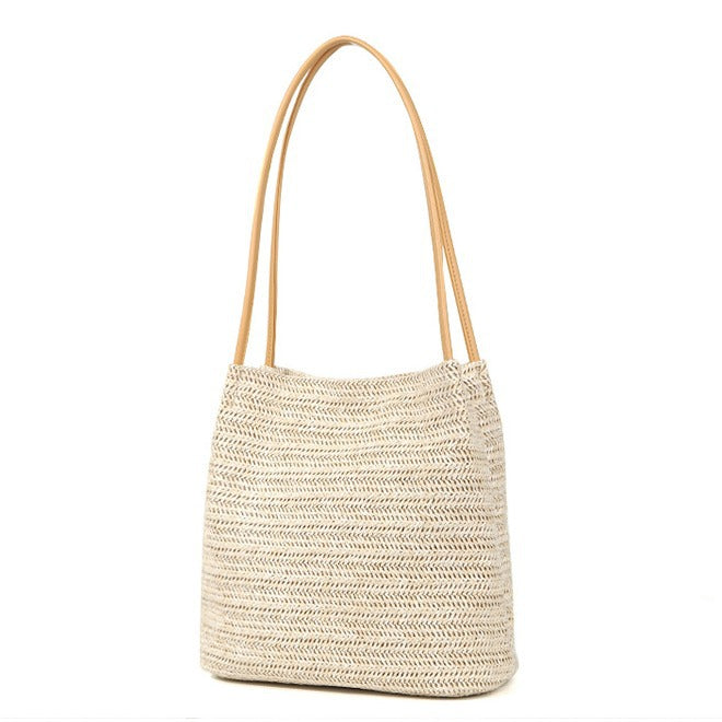 Versatile Casual Straw Shoulder Bag For Women