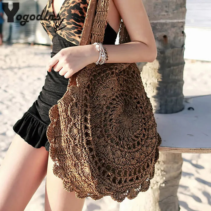 Masua - Round Rattan Bag