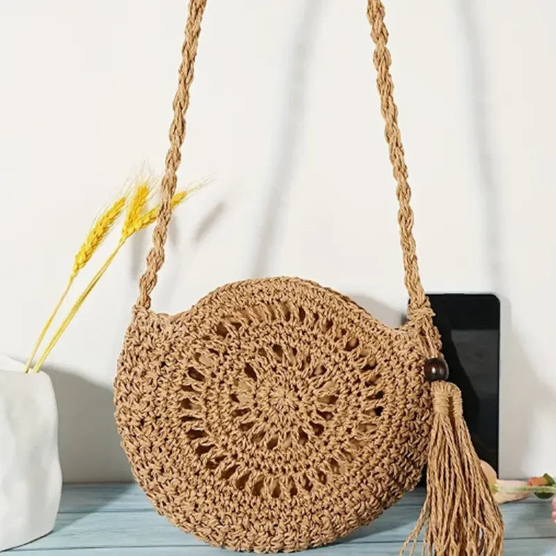 Nazare - Straw Crossbody Bag