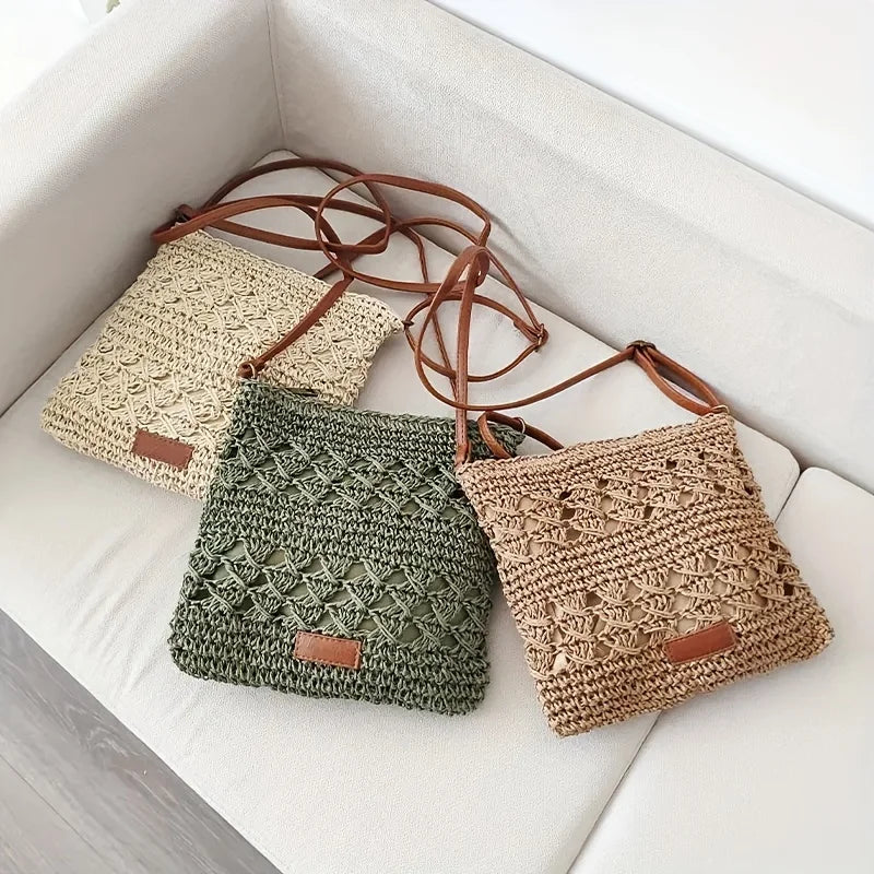 Sintra - Straw Crossbody Bag