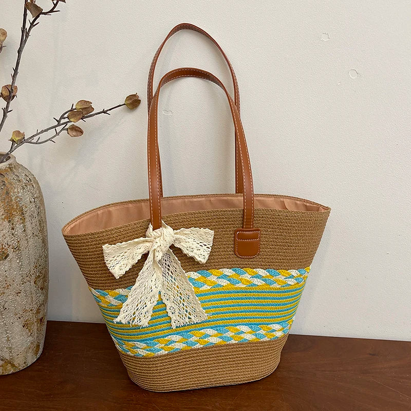 Alcudia - Straw Tote Bag