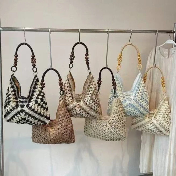 Chia - Straw Bucket Bag