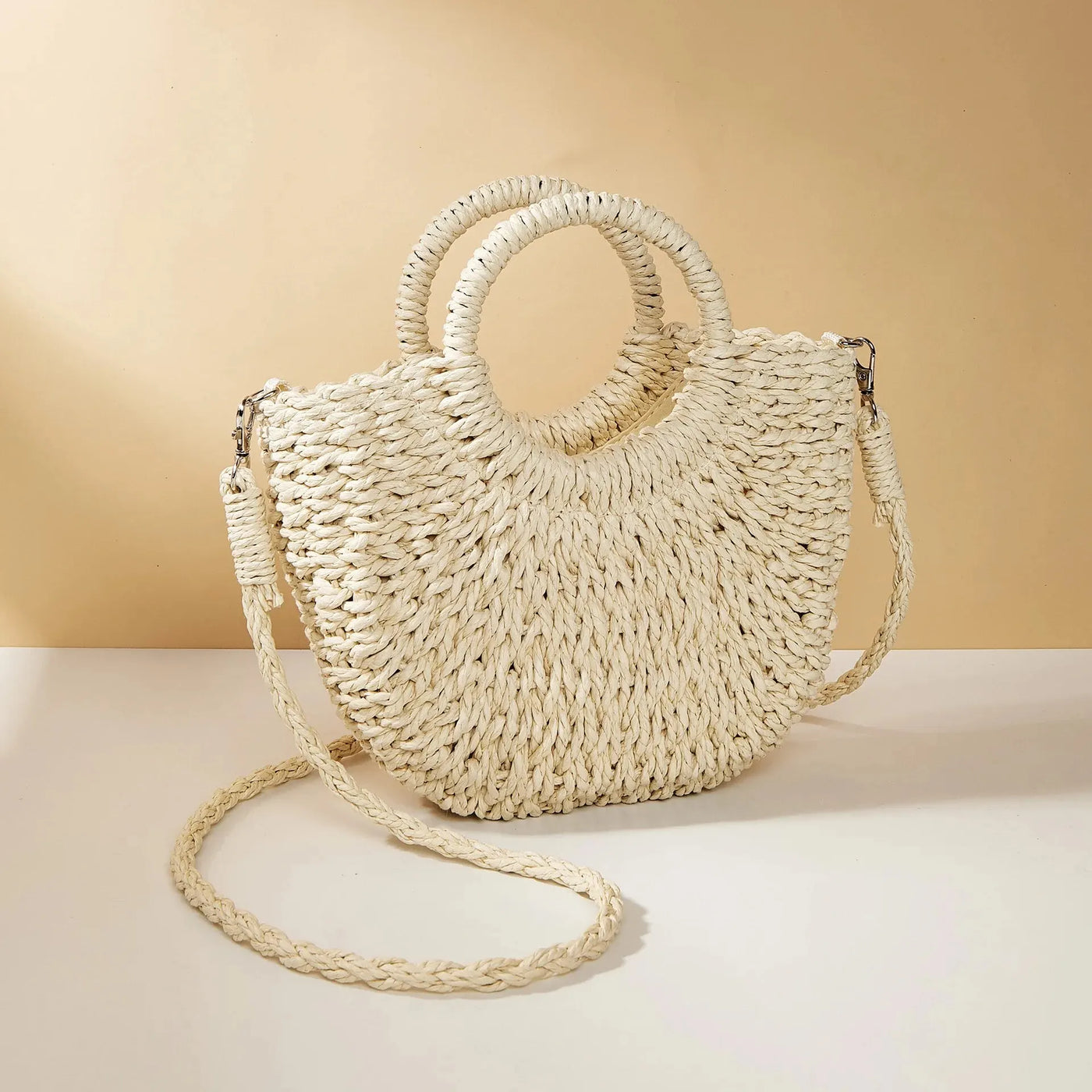 Tharros - Rattan Crossbody Bag