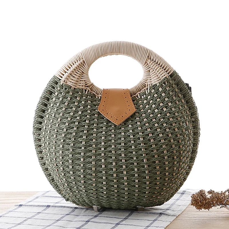 Hondarribia - Rattan Clutch