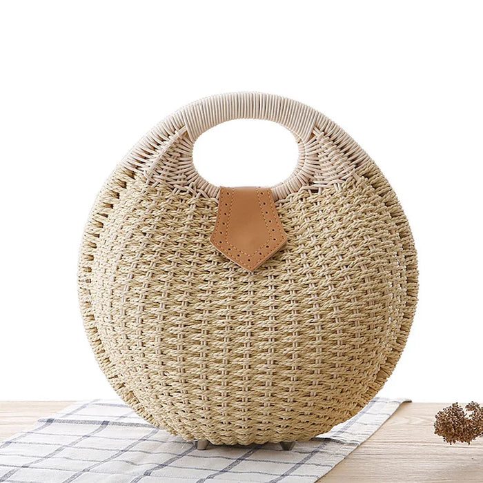 Hondarribia - Rattan Clutch