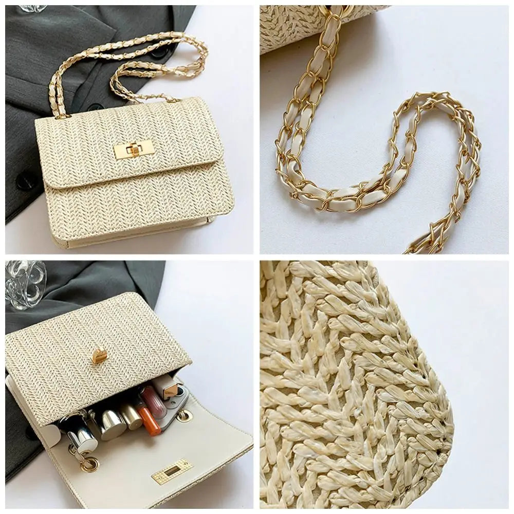 Ospedaletti - Rattan Crossbody Bag