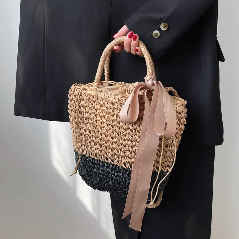Stintino - Straw Crossbody Bag