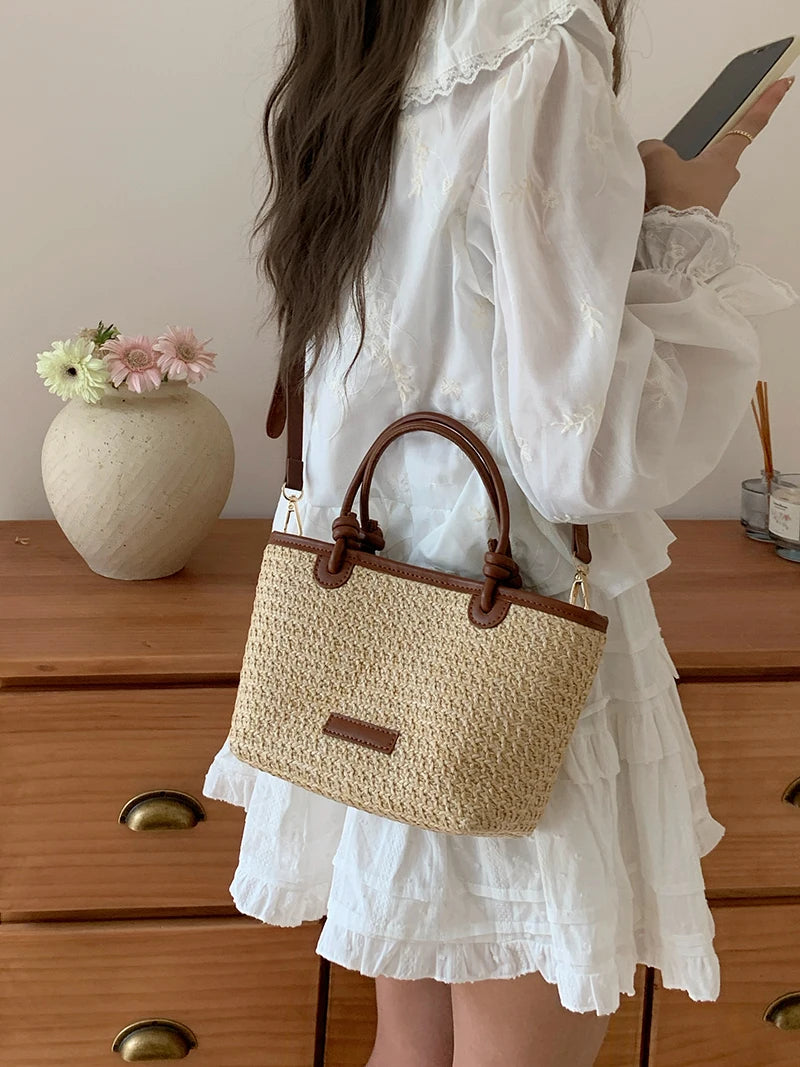 Datca - Straw Crossbody Bag