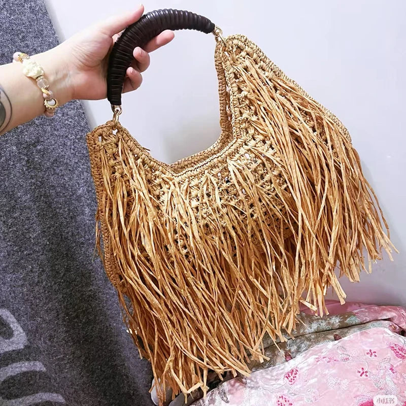Rovinj - Straw Shoulder Bag