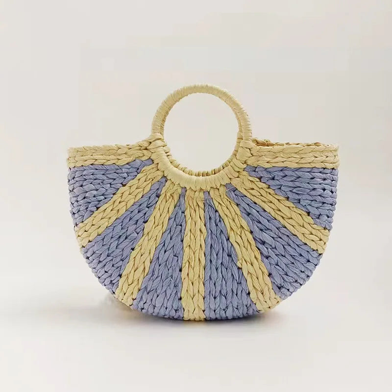 Tossa - Round Straw Bag