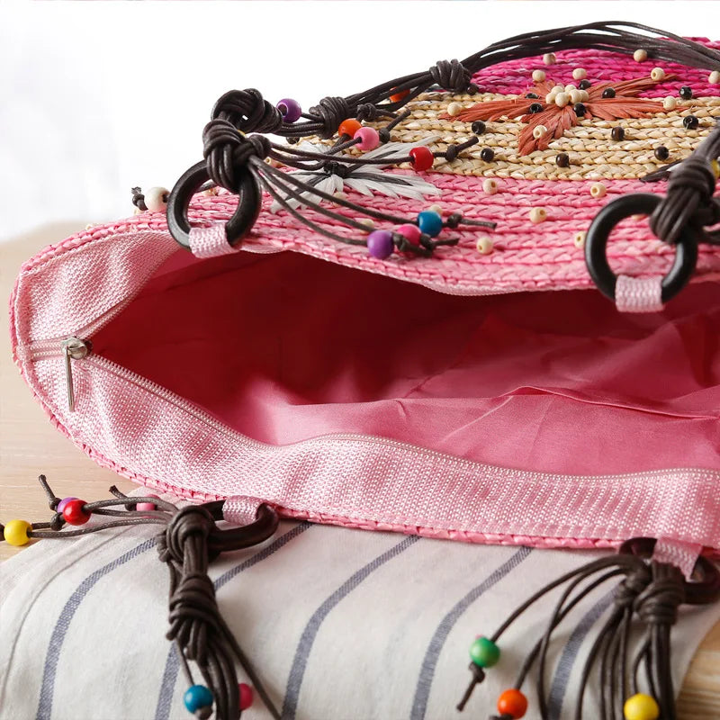 Sibenik - Straw Bucket Bag