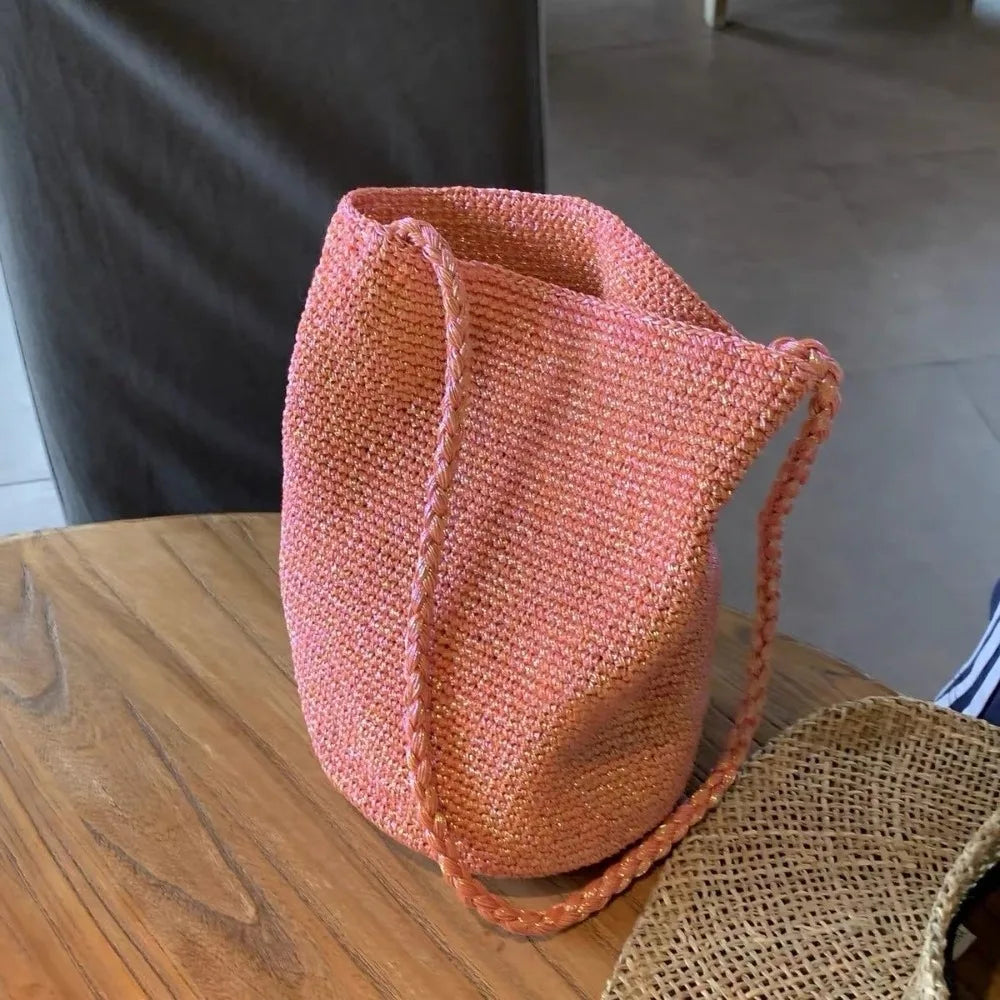 Cascais - Straw Bucket Bag