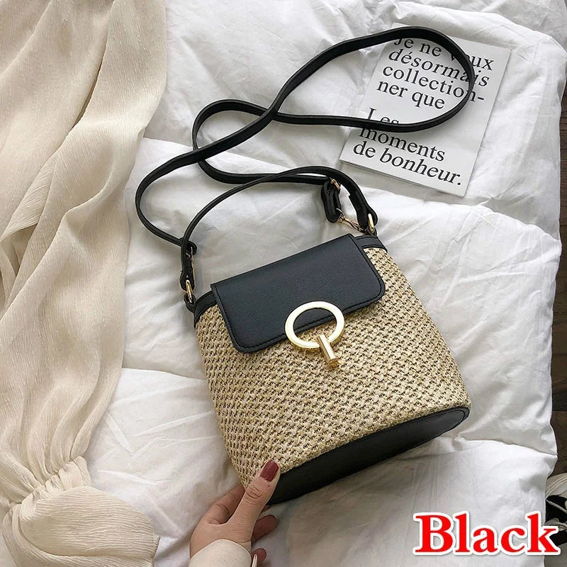 Sveti - Straw Crossbody Bag