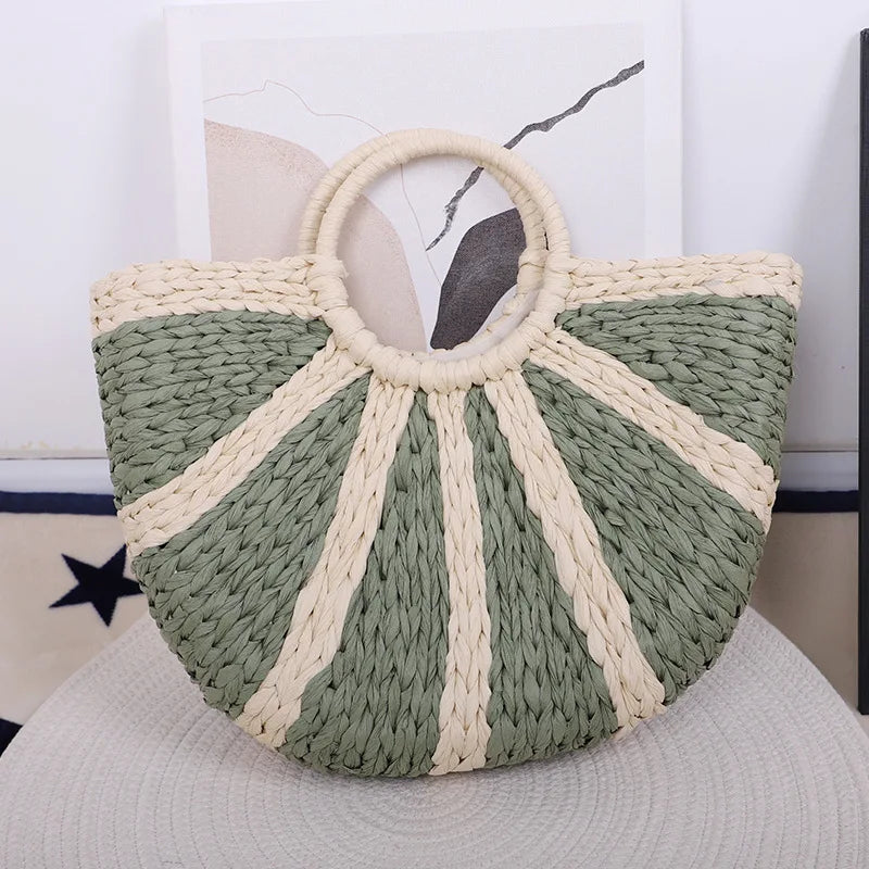 Tossa - Round Straw Bag