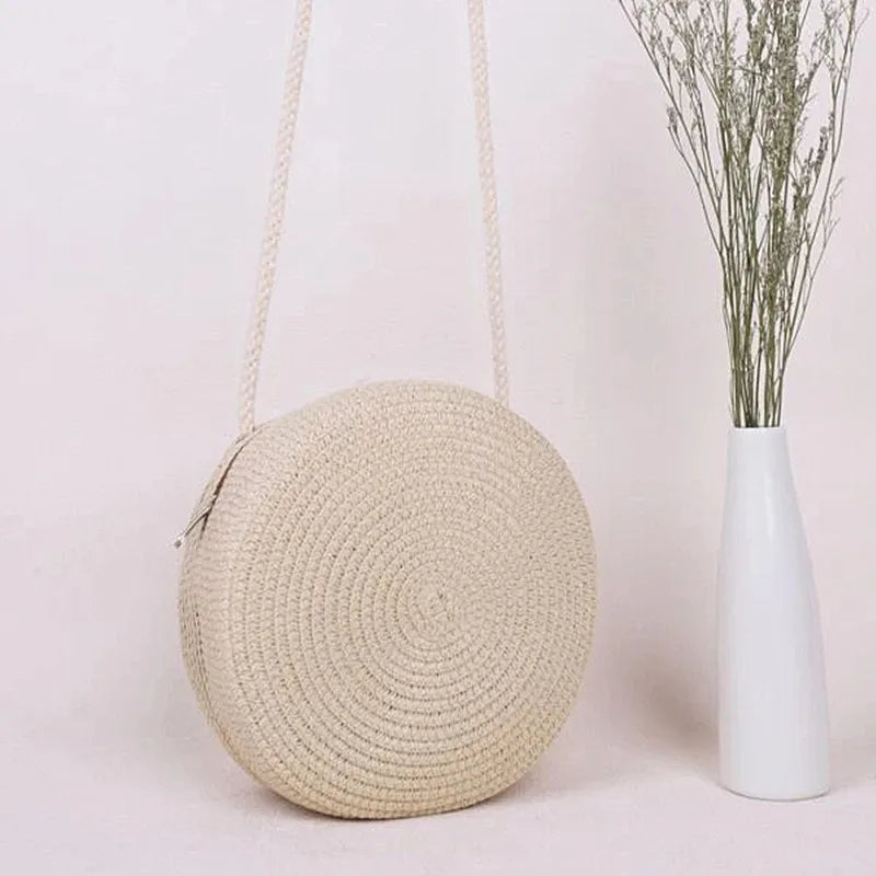 Portovesme - Straw Crossbody Bag