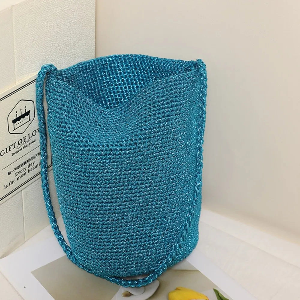 Cascais - Straw Bucket Bag
