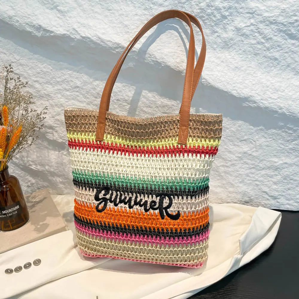 Tinos - Straw Beach Tote