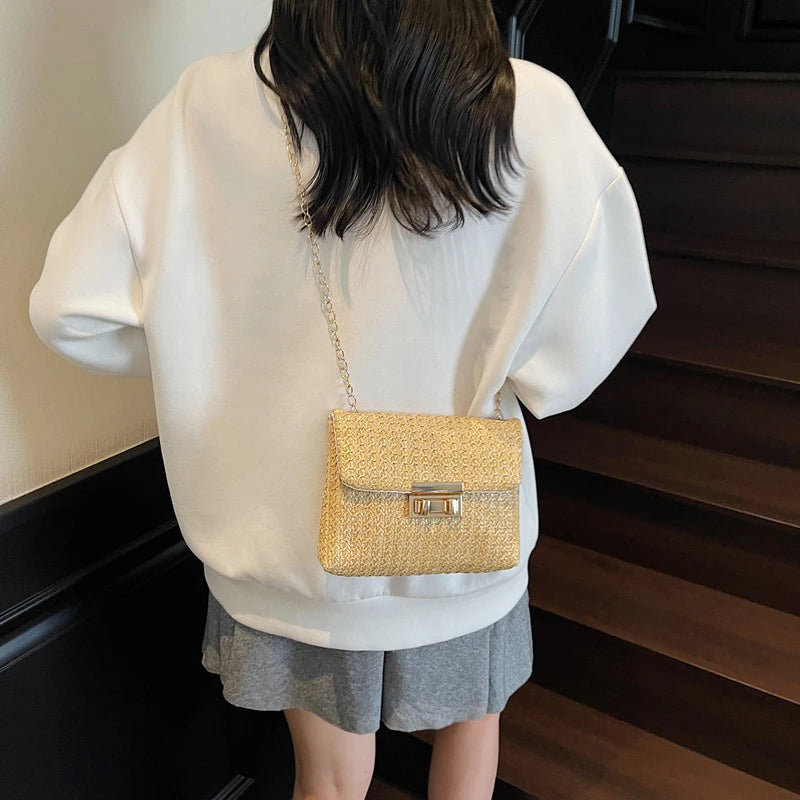 Villasimius - Straw Crossbody Bag