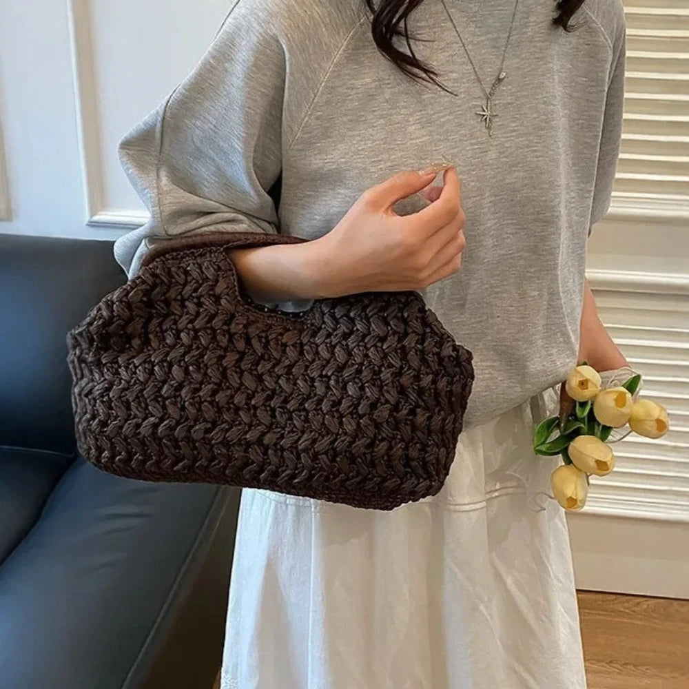 Cagliari - Rattan Clutch