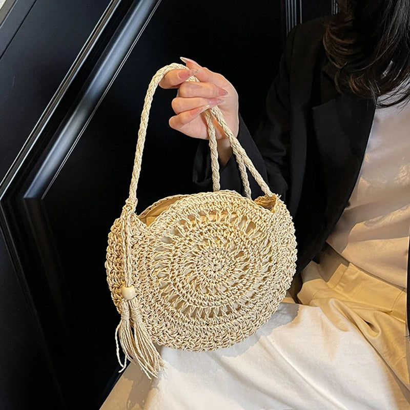 Opatija - Rattan Crossbody Bag