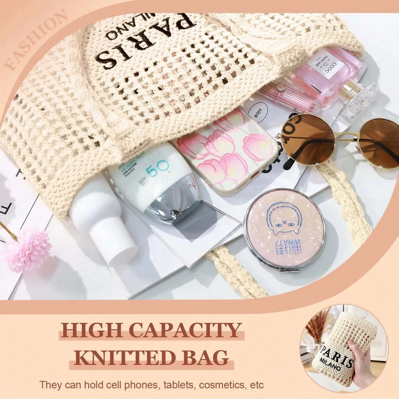 Sperlonga - Straw Beach Tote