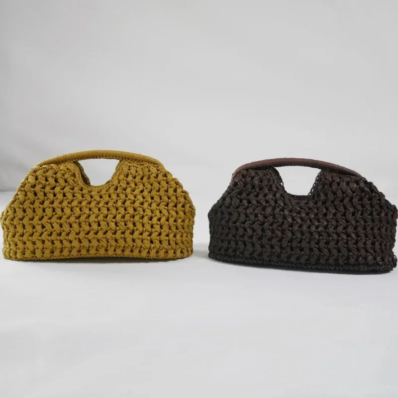 Peschici - Straw Clutch