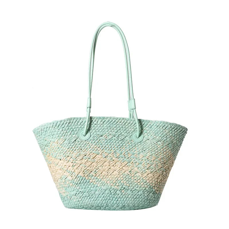 Pizzo - Straw Bucket Bag