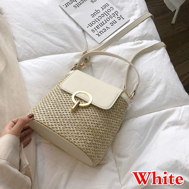 Sveti - Straw Crossbody Bag