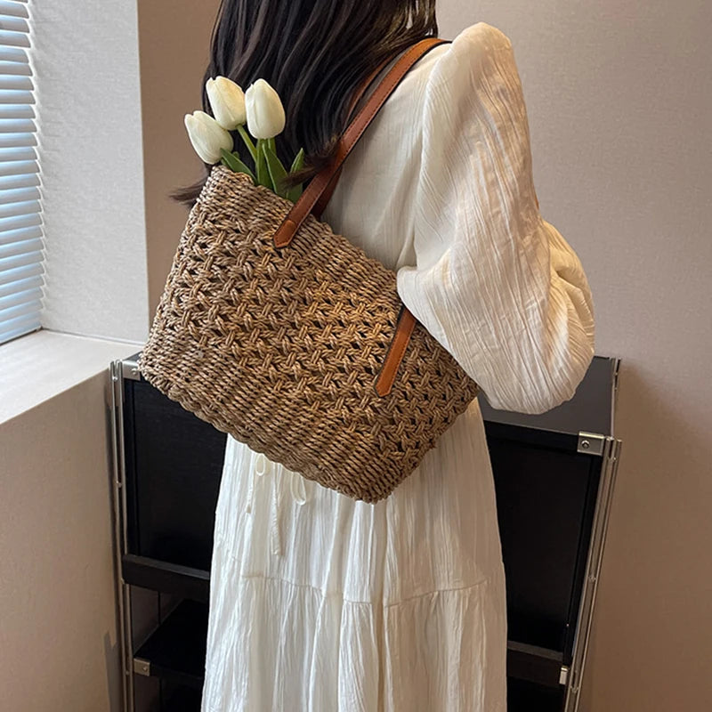 Moneglia - Rattan Tote Bag
