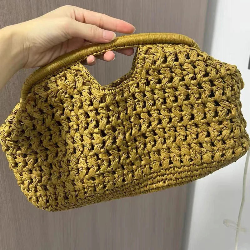 Peschici - Straw Clutch