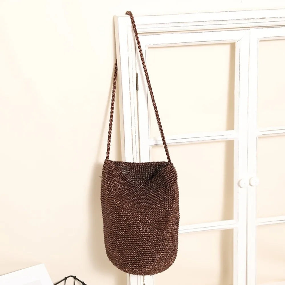 Cascais - Straw Bucket Bag
