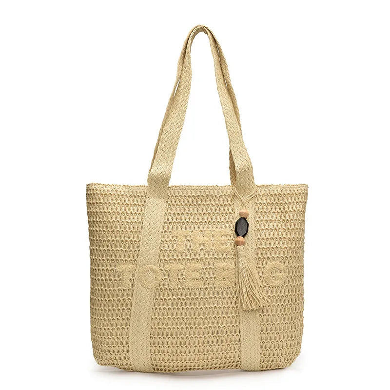 Cres - Straw Tote Bag