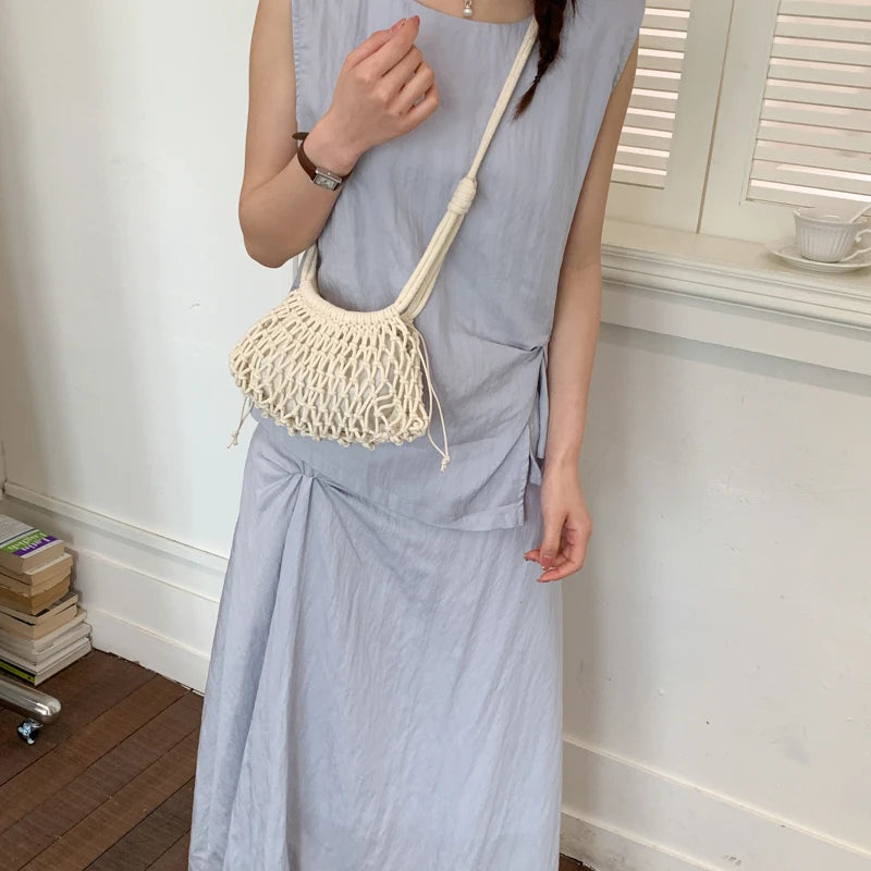 Salou - Straw Crossbody Bag