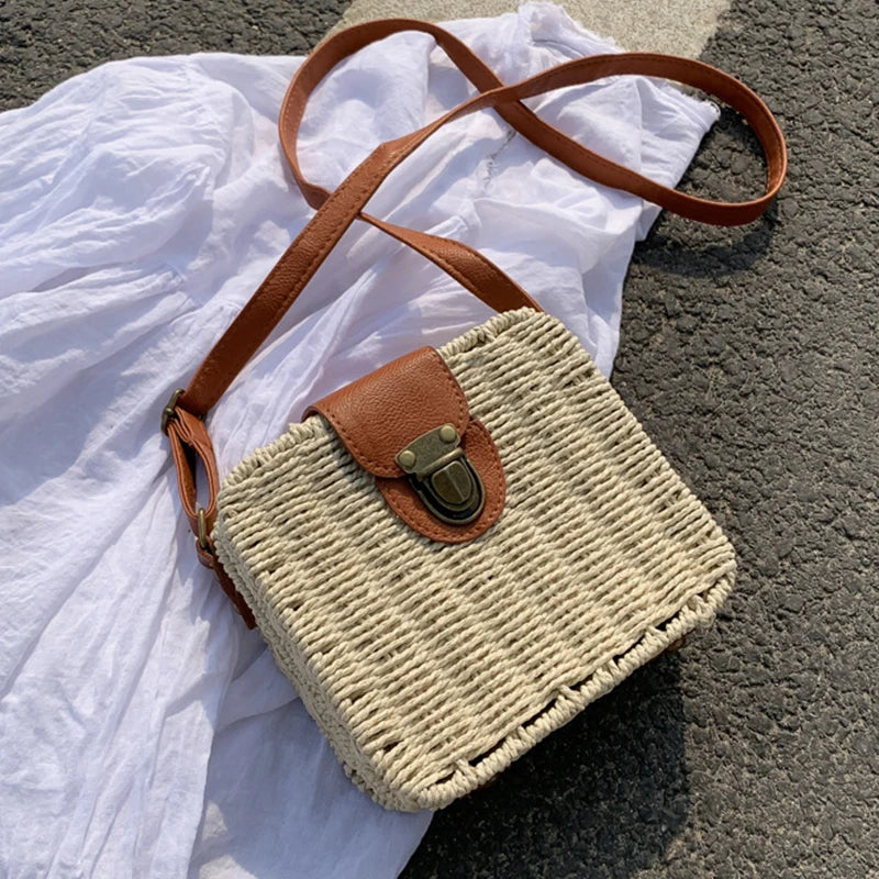 Noli - Rattan Crossbody Bag