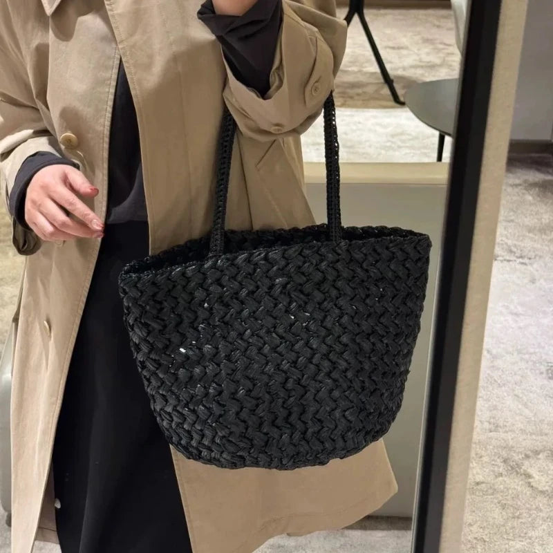 Albufeira - Straw Bucket Bag
