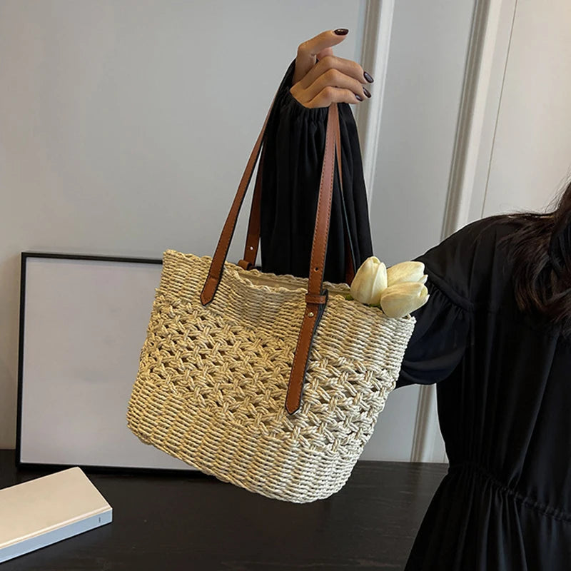 Moneglia - Rattan Tote Bag