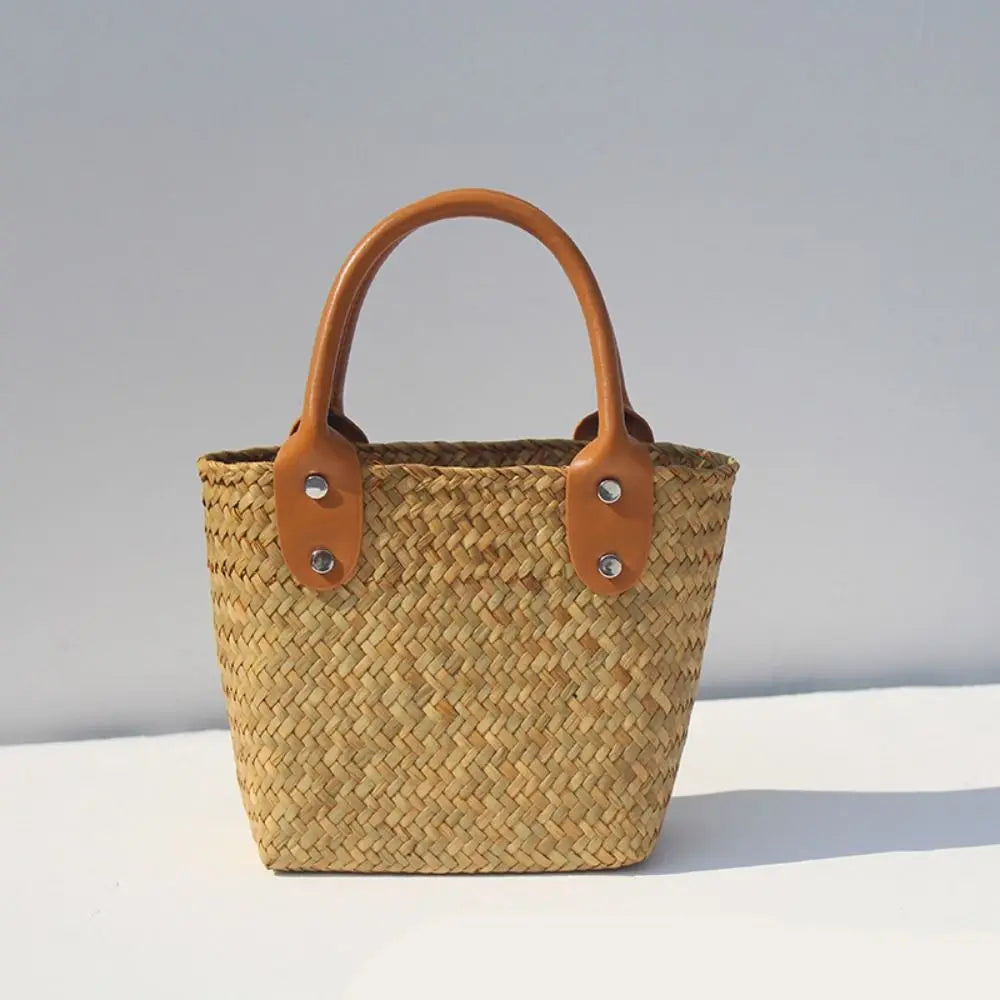 Begur - Rattan Bucket Bag