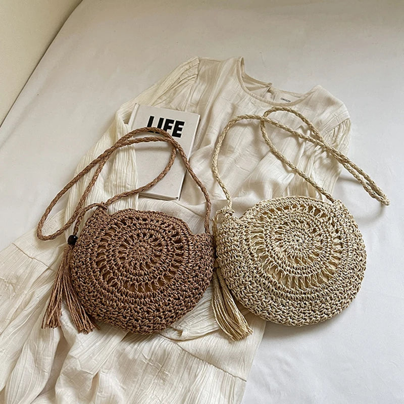 Opatija - Rattan Crossbody Bag