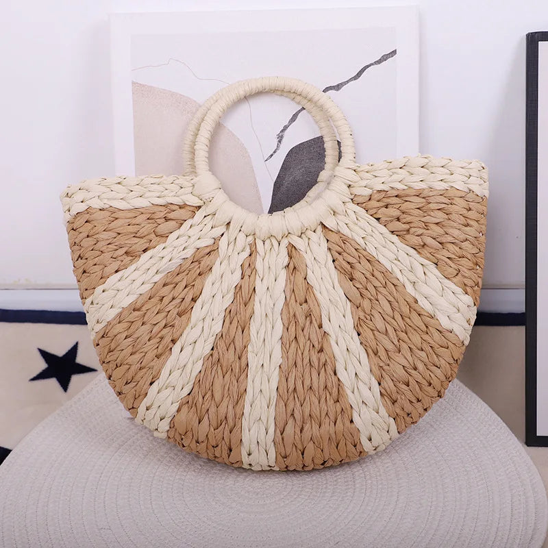 Tossa - Round Straw Bag
