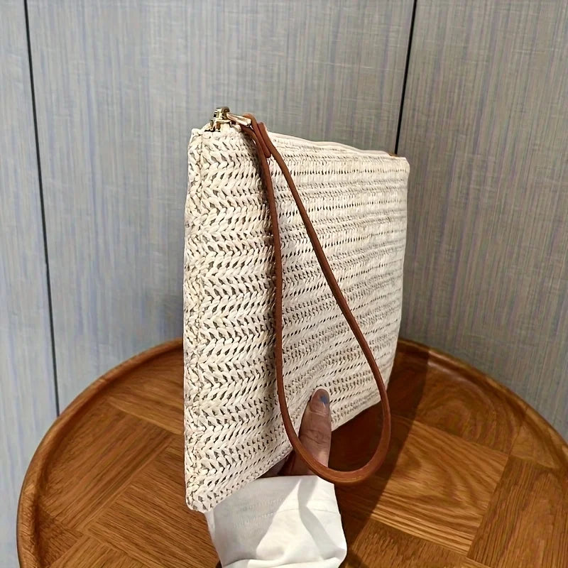 Noto - Straw Clutch