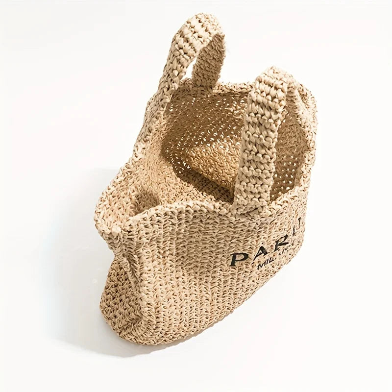 Monopoli - Straw Beach Tote