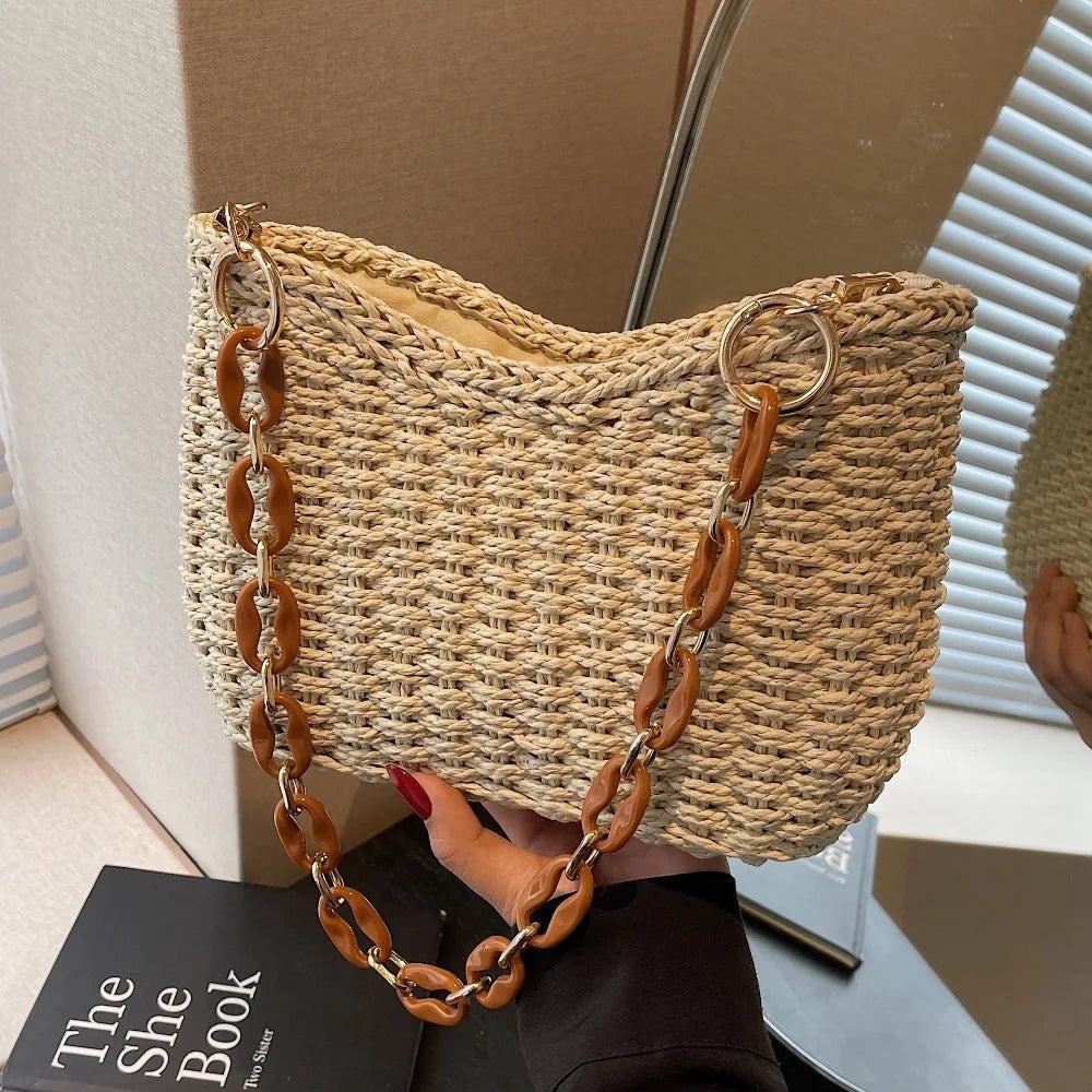 Paxos - Straw Beach Tote