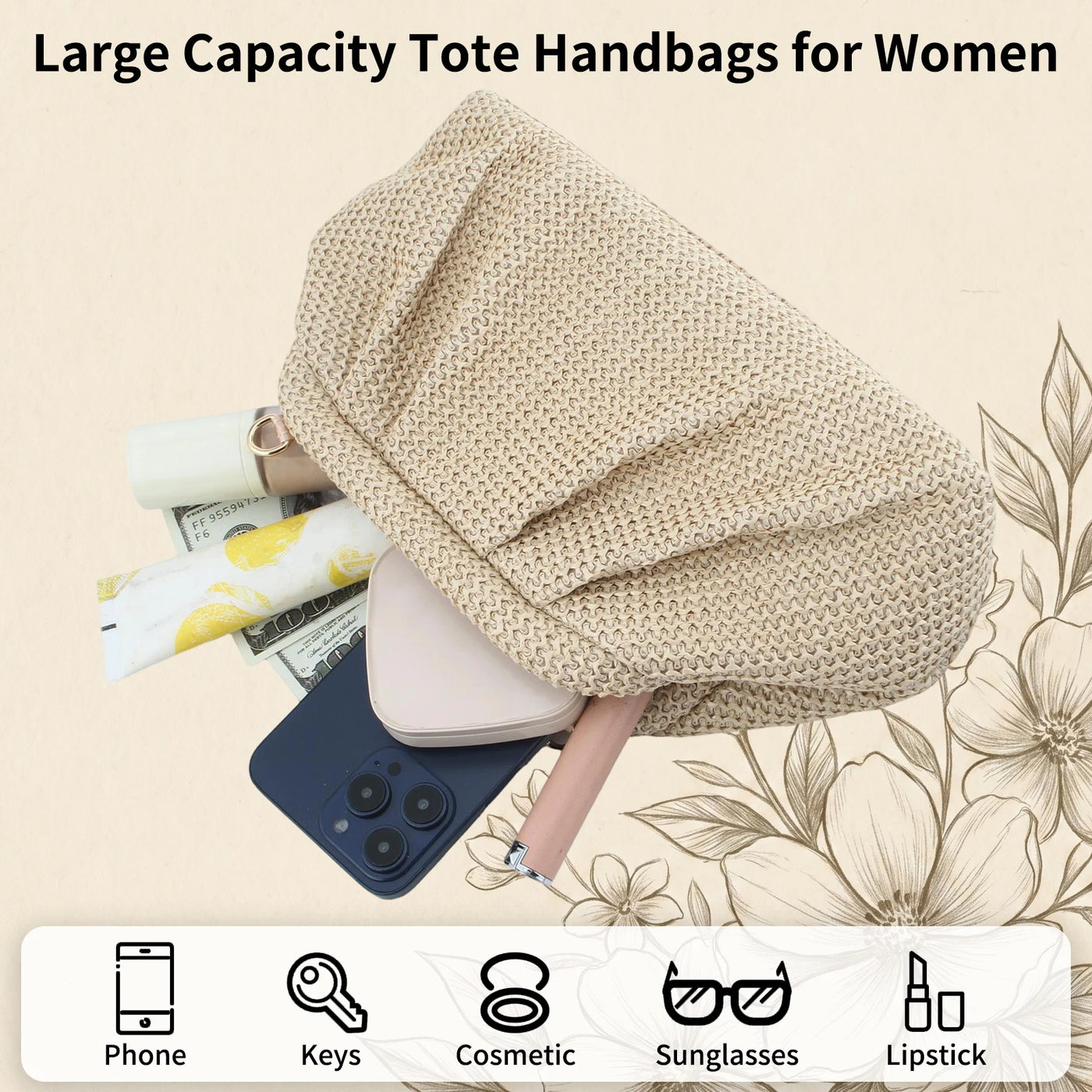 Olbia - Straw Clutch