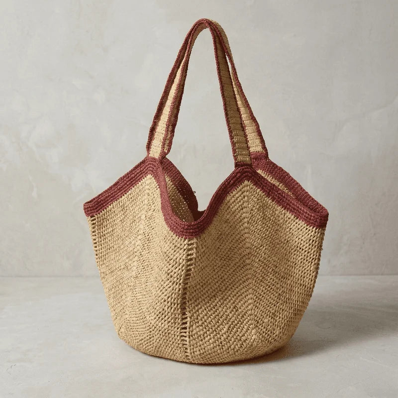 Andros - Raffia Bucket Bag